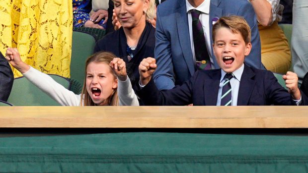 El príncipe Jorge y la princesa Carlota en Wimbledon / Gtres