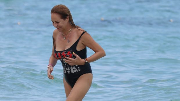 Belen Rodríguez de vacaciones en Formentera/ Gtres