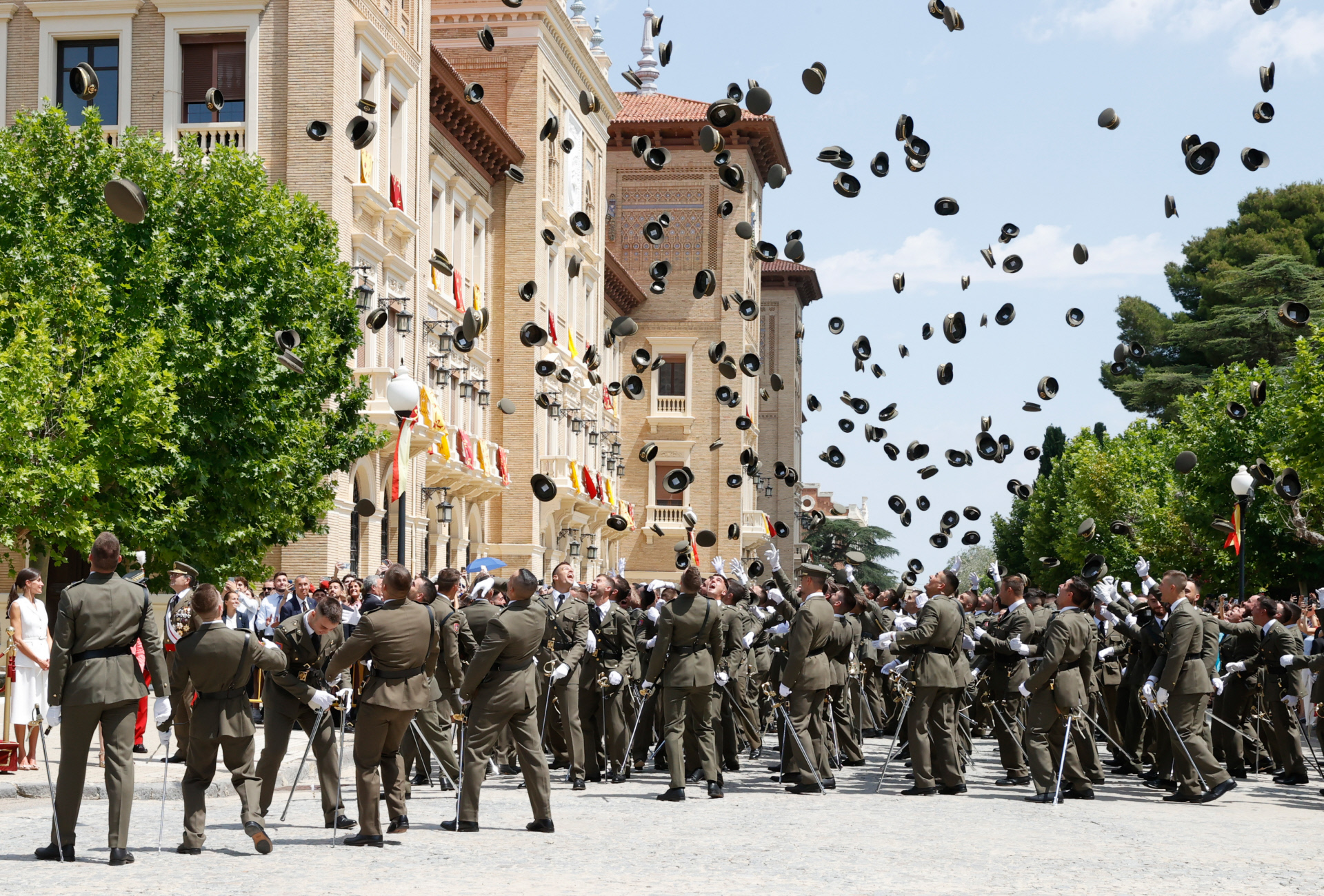 Oficiales en la Academia Militar de Zaragoza / Gtres