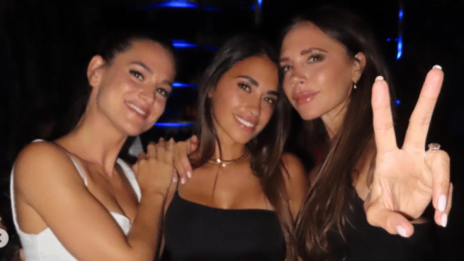 Victoria Beckham y Antonela Roccuzzo