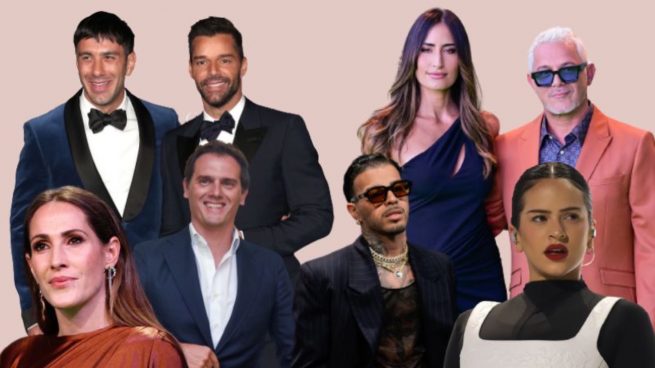 Malú, Albert Rivera, Rauw Alejandro, Rosalía, Alejandro Sanz, Jwan Yosef, Rachel Valdés y Ricky Martin/ Gtres