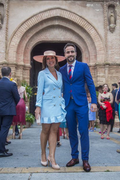 Patricia Pardo durante la boda de Inma Perea y Rodrigo en Sevilla / Gtres