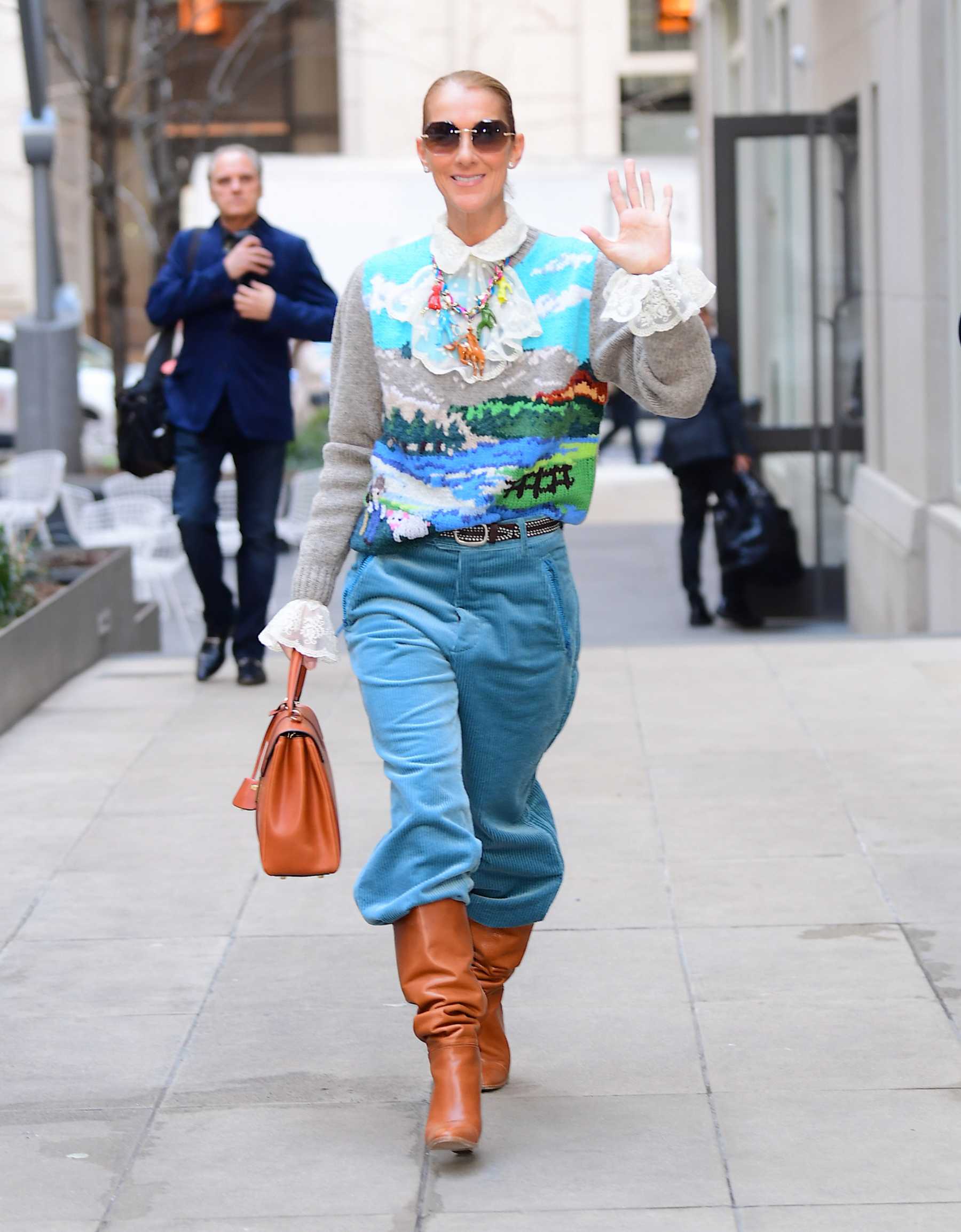 Céline Dion por las calles de Nueva York / Gtres