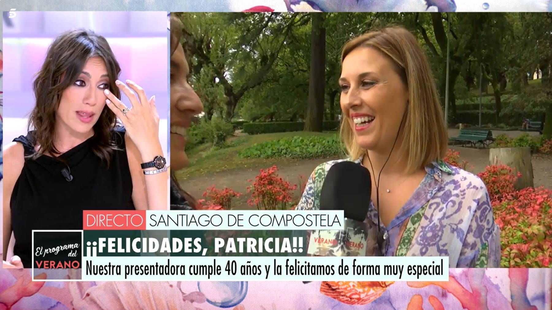 Patricia Pardo en 'El programa del verano'/ Mediaset