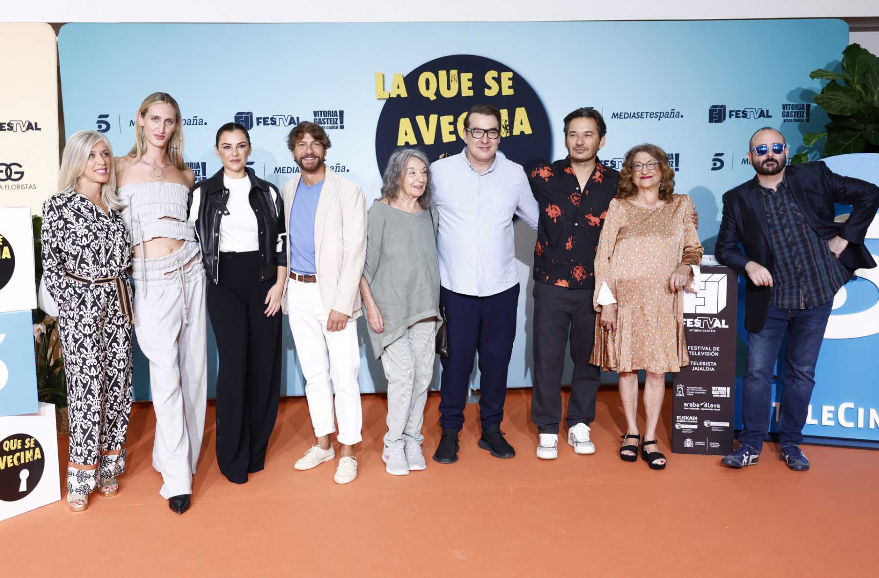 El elenco de 'LQSA' en el FesTVal de Vitoria / Gtres