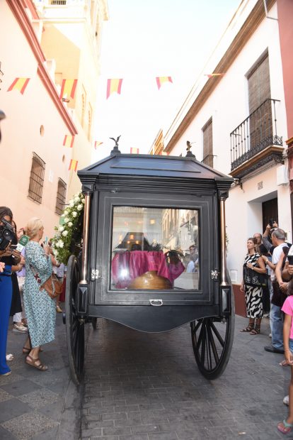 Carruaje con los restos mortales de María Jiménez / Gtres