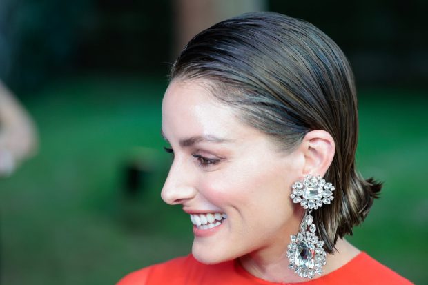 Olivia Palermo con un vestido rojo / GTRES