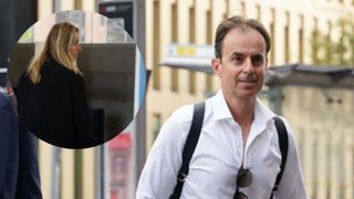 Josep Santacana y Arantxa Sánchez Vicario en el juicio en el que se les acusa de alzamiento de bienes / Gtres