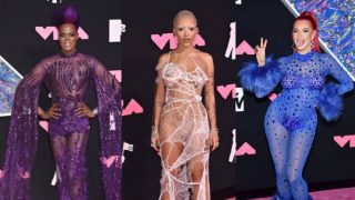 Doja Cat, Justina Valentine y Prince Derek Doll en los MTV Video Music Awards 2023/ Gtres