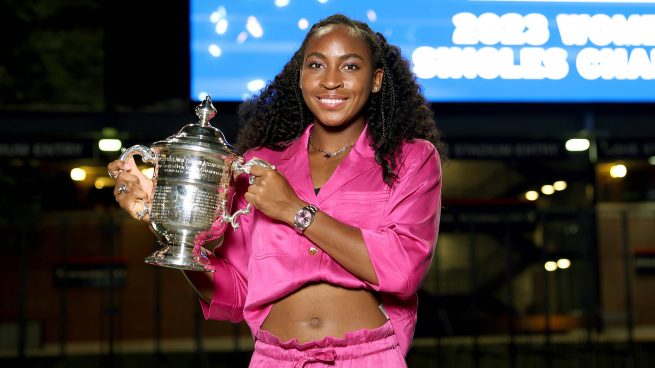 Coco Gauff en el US Open / Gtres