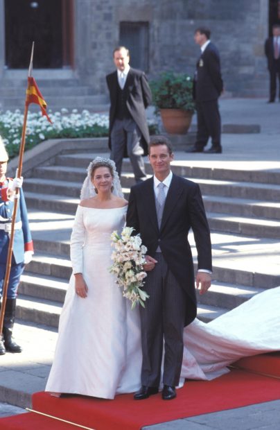 Cristina de Borbón e Iñaki Urdangarin en su boda / GTRES