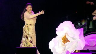 Isabel Pantoja durante su último concierto en Sevilla / Gtres
