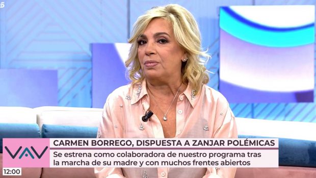 Carmen Borrego en 'Vamos a ver'/ Mediaset
