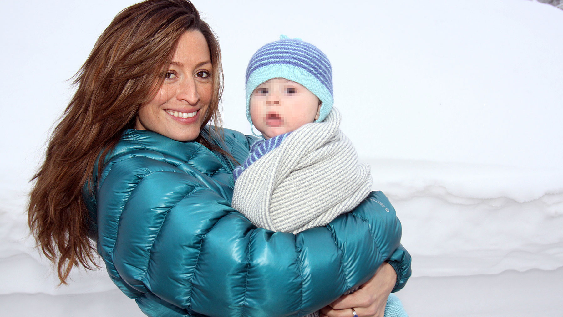 Rebecca Loos y su hijo