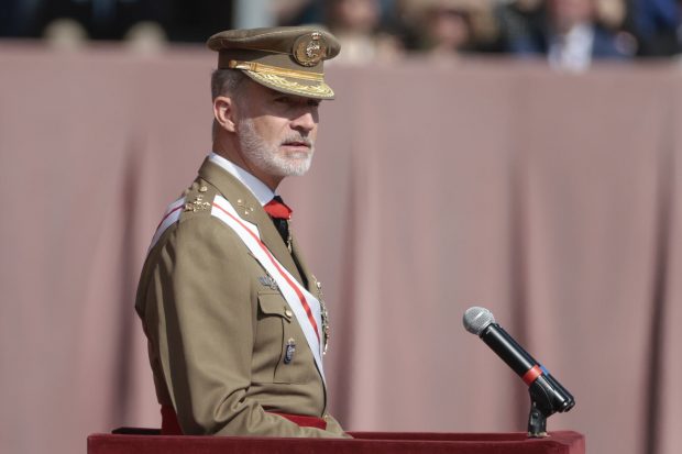 El Rey Felipe en su discurso / GTRES