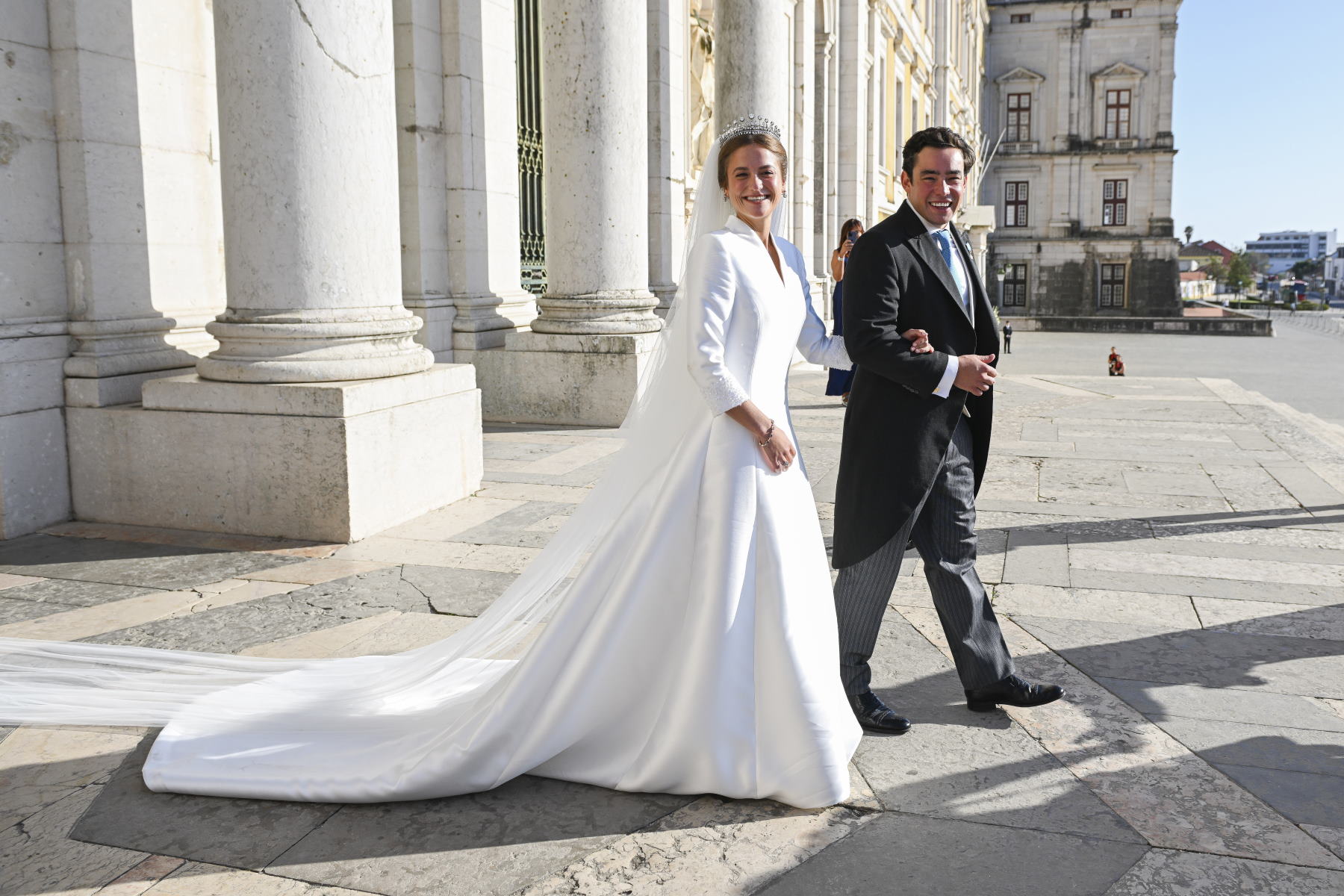 El gesto de Francisca de Braganza con la Reina Letizia en la gran boda