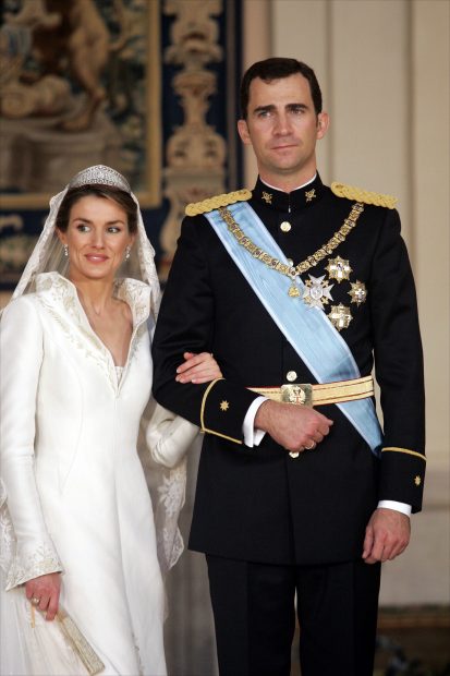 La Reina Letizia en su boda / GTRES