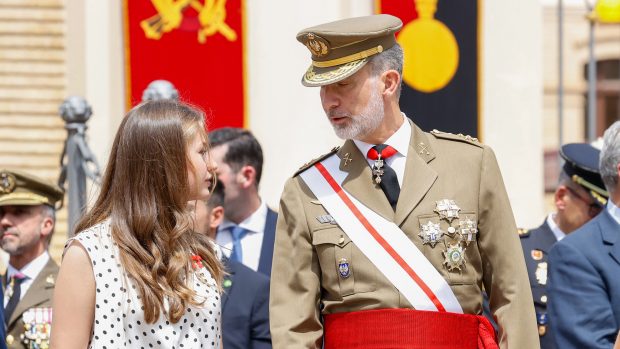 Felipe VI y Leonor