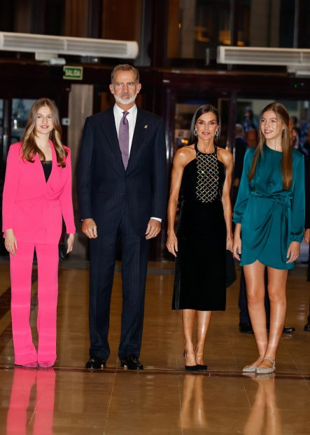 La Familia Real en el concierto previo a los Premios Princesa de Asturias de 2022 / Gtres
