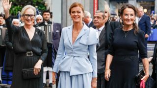 Paloma Rocasolano, Meryl Streep y Sandra Ibarra en la alfombra roja / GTRES