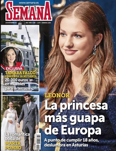 Leonor revistas, Leonor premios, Leonor look,