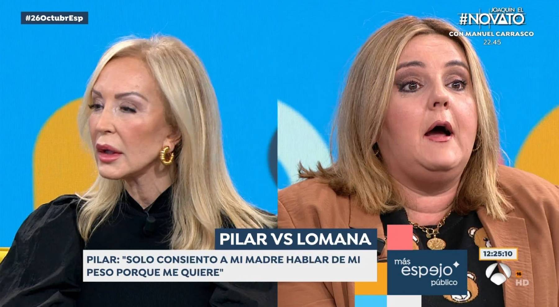 Carmen Lomana y Pilar Vidal en 'Espejo Público' / Antena 3