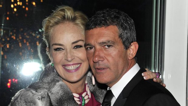 Amigos actores de Antonio Banderas, Antonio Banderas y Sharon Stone amigos, Antonio Banderas amigos Hollywood