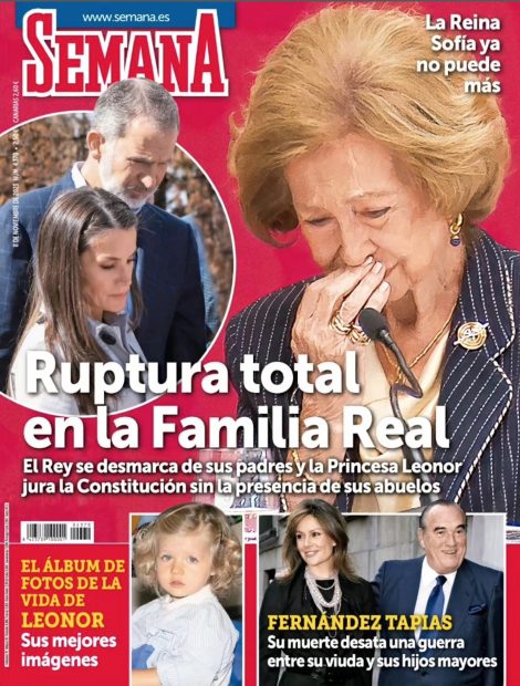 Reina Sofía lágrimas, Leonor Constitución