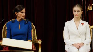 La Reina Letizia y la princesa Leonor en el Congreso de los Diputados / Gtres