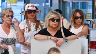 Terelu Campos en el aeropuerto / GTRES