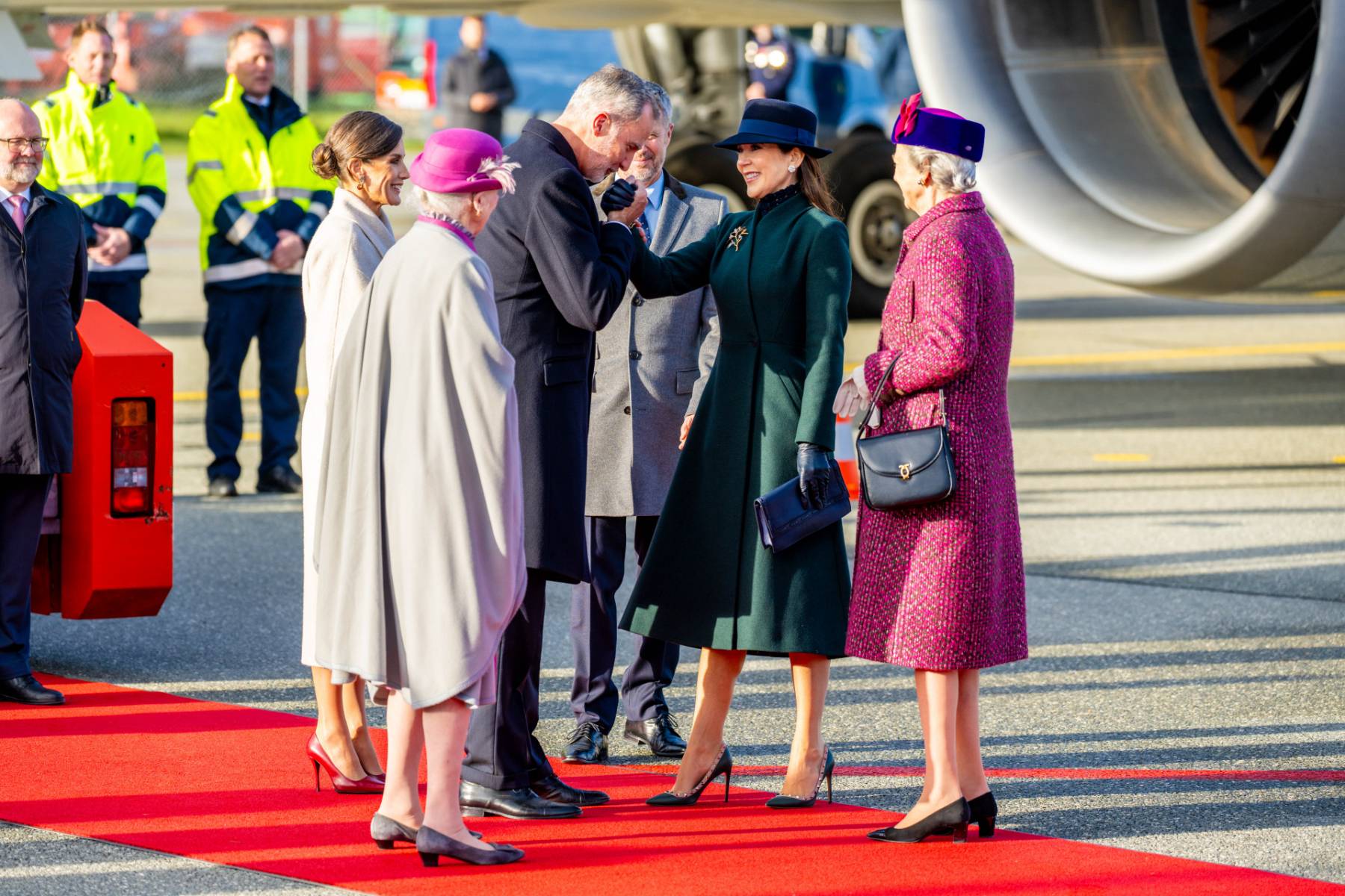 Felipe y Letizia, viaje Estado Reyes Dinamarca, vestido Letizia Dinamarca 