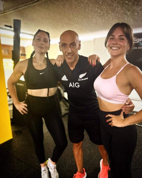 Rosa López pesas, Rosa López entrenamiento, Rosa López gimnasio