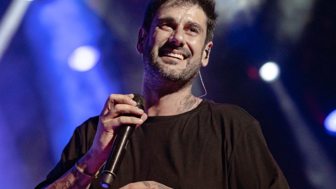 Melendi, concierto, bandera