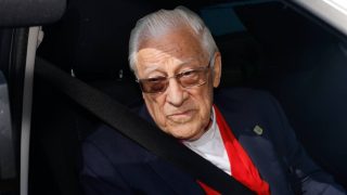 El padre Ángel a su llegada a la boda de Tamara Falcó / Gtres