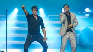 Andy y Lucas en uno de sus conciertos / GTRES