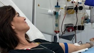 Romina Belluscio en el hospital / Instagram