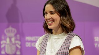 Irene Montero en el traspaso de cartera de igualdad en Madrid/ Gtres