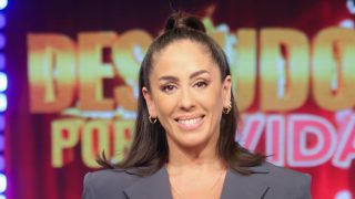 Anabel Pantoja en la presentación de ‘Desnudos por la vida’/ Gtres