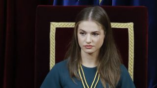 La princesa Leonor en el Congreso de los Diputados. / Gtres