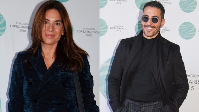 El Turronero, Lourdes Montes, Miguel Ángel Silvestre, famosos fiesta Navidad El Turronero