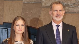 El Rey Felipe y la princesa Leonor. / Gtres