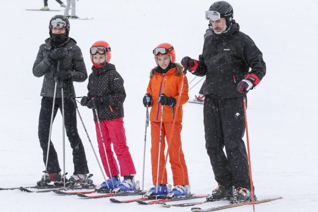 Leonor esquí, Letizia esquí