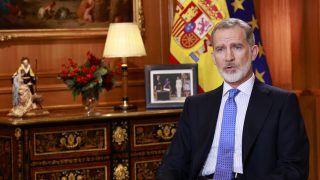 El Rey Felipe en su mensaje de Navidad. / Casa Real