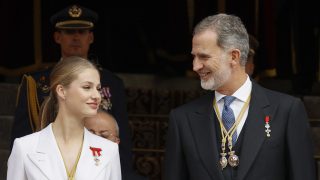 El Rey Felipe y la princesa Leonor juntos. / Gtres