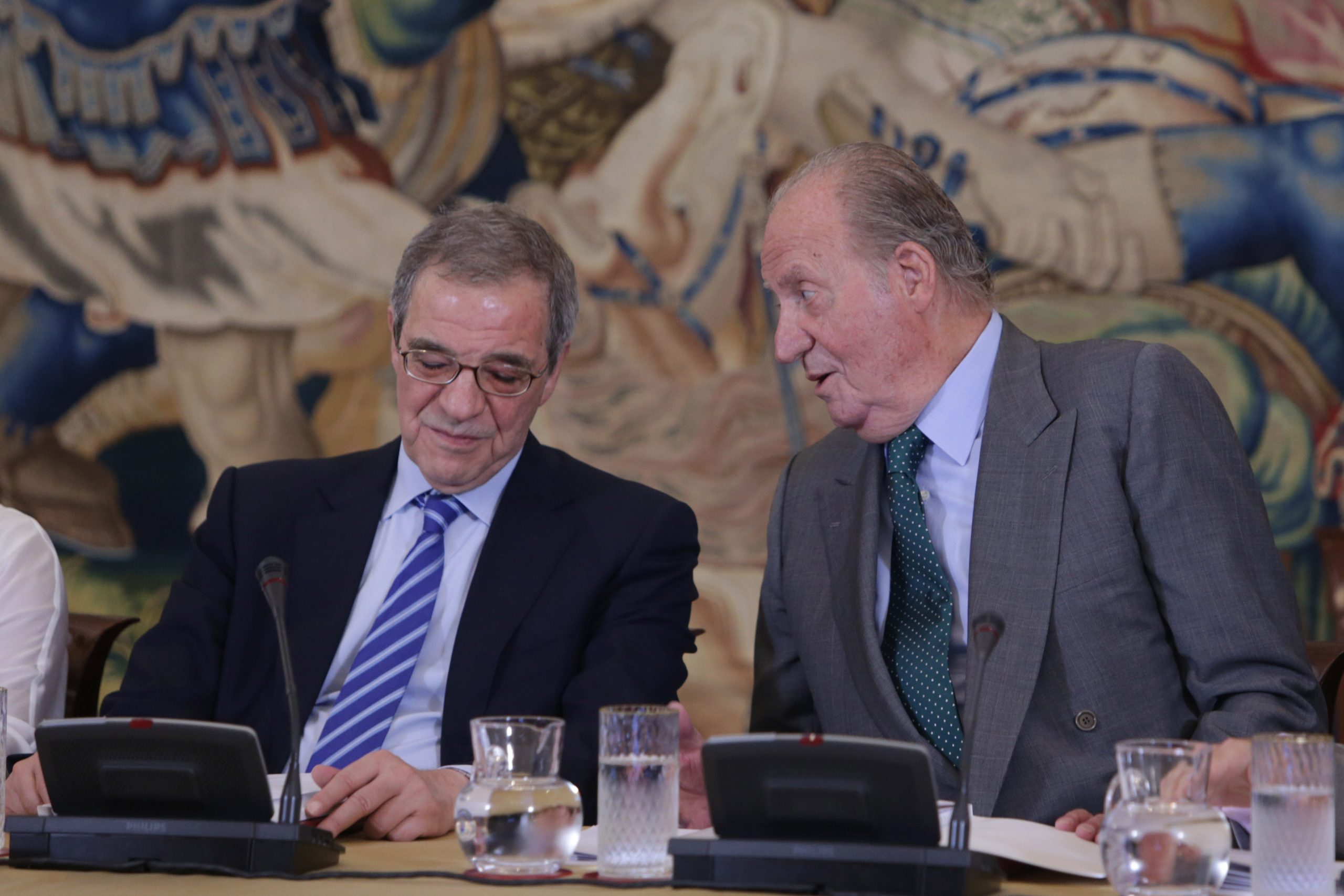 César Alierta y Juan Carlos I