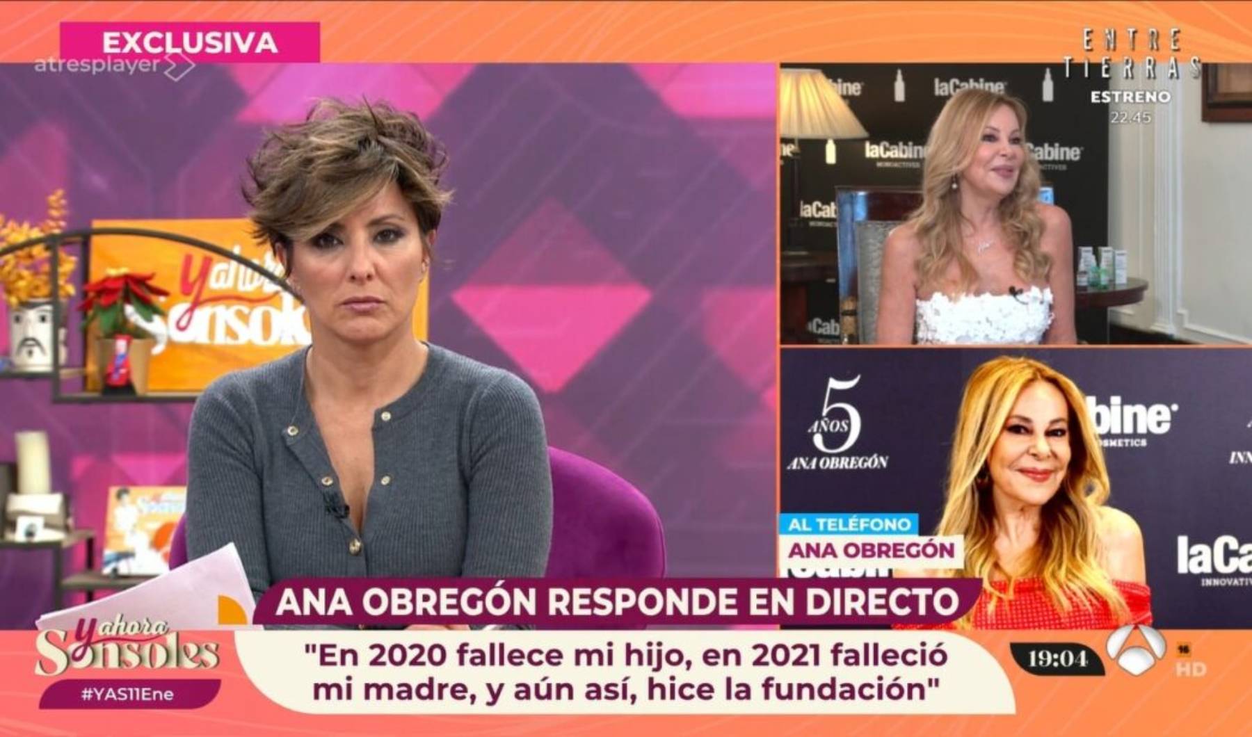 Ana Obregón, Ana Obregón Fundación, Fundación Aless Lequio