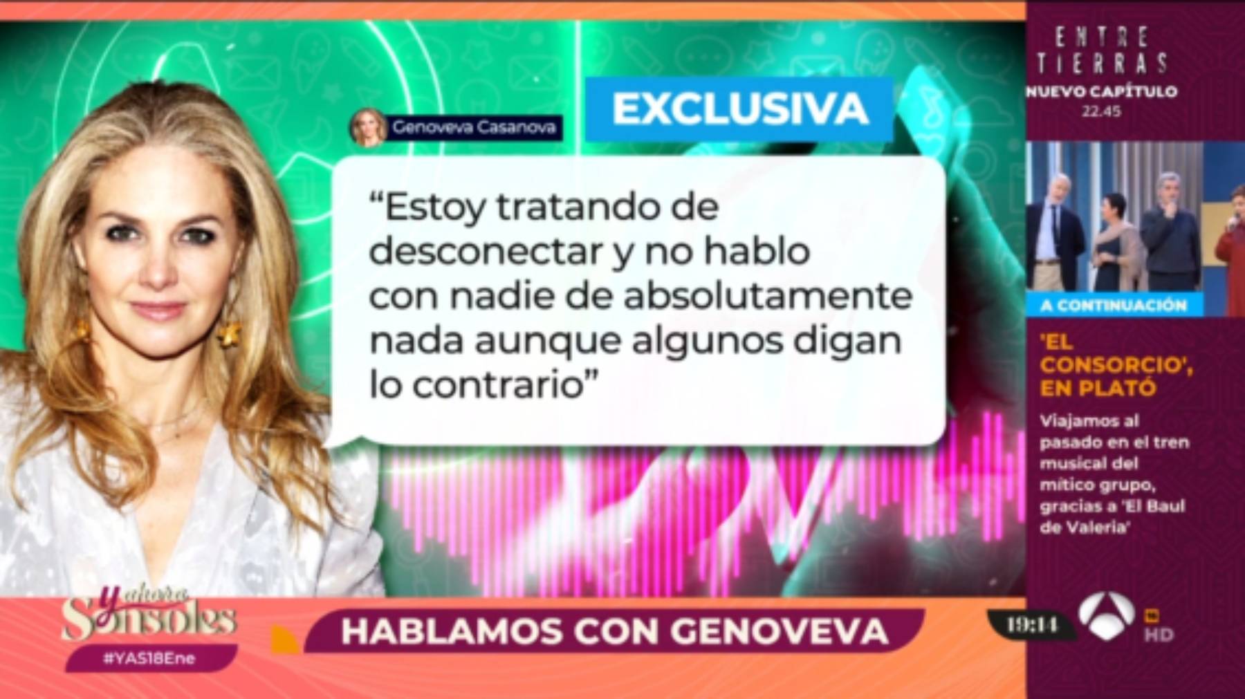 Genoveva Casanova, Genoveva Federico, proclamación Federico Genoveva