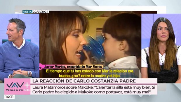 Carlo Costanzia entrevista, Laura Matamoros Makoke, Makoke Fiesta, Laura Matamoros primo, hijo Mar Flores