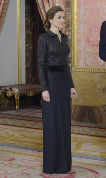 Letizia, cuerpo diplomático