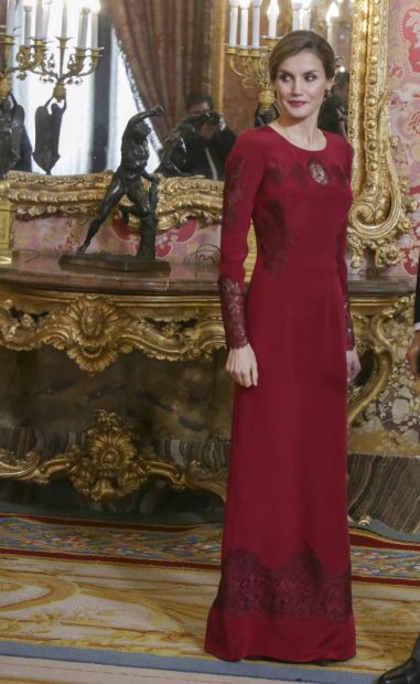 Letizia, cuerpo diplomático